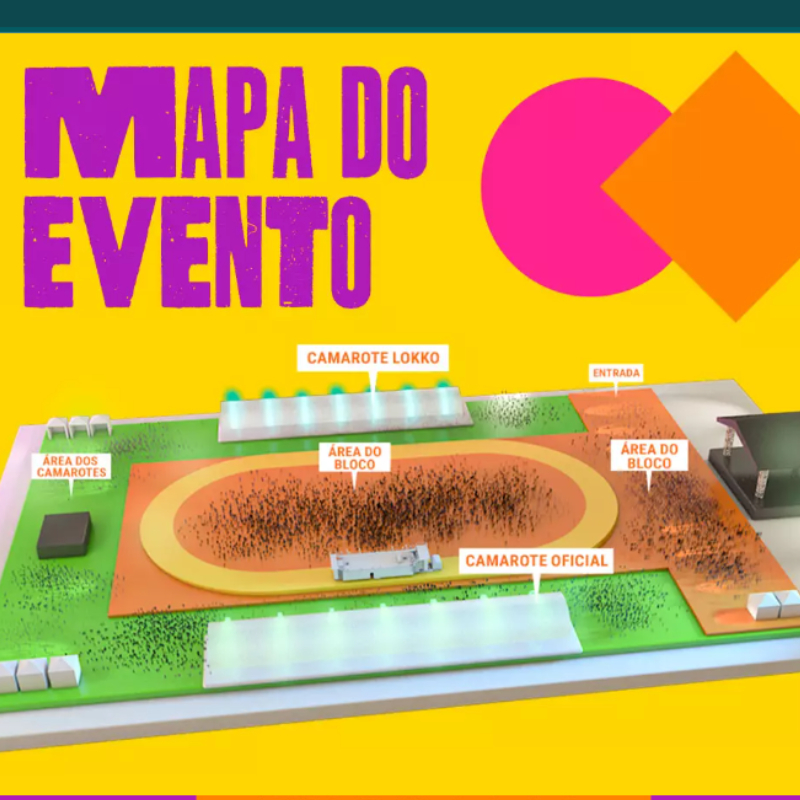 Mapa do Evento - Cabofolia 2023